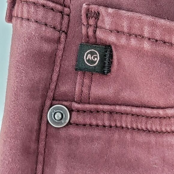 Ag adriano goldschmied brick red pants abbey ankle - Picture 10 of 14